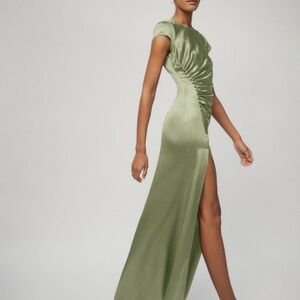 Reformation birch silk dress